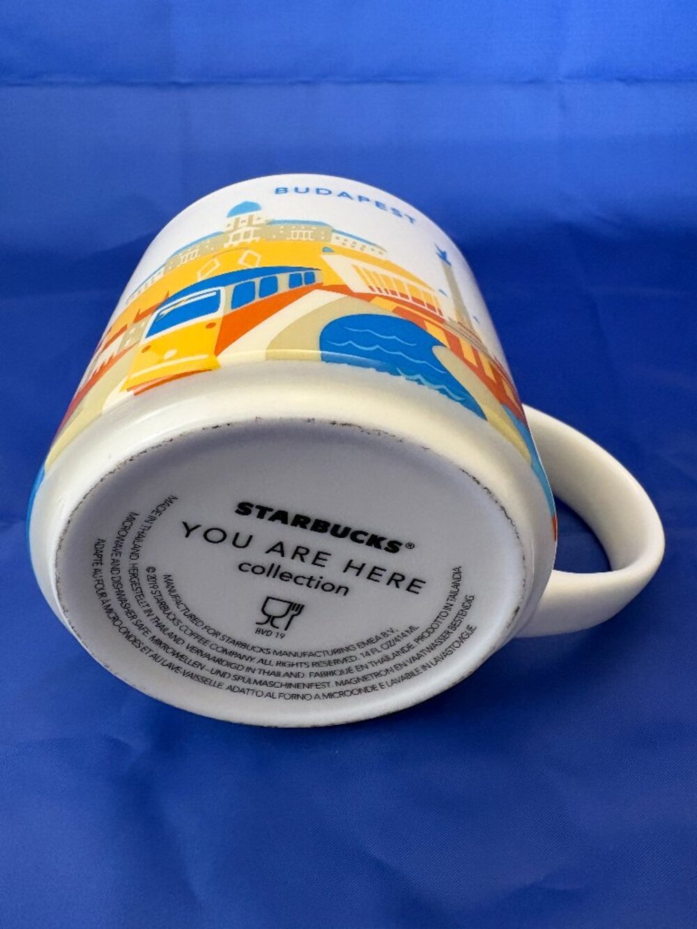 Starbucks You Are Here Budapest Hungary 14 oz Coffee Mug 2019